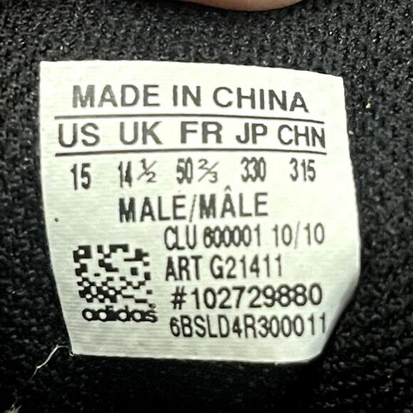 Adidas Baseball Cleats Black and Red Size Men's 15 - Picture 9 of 9